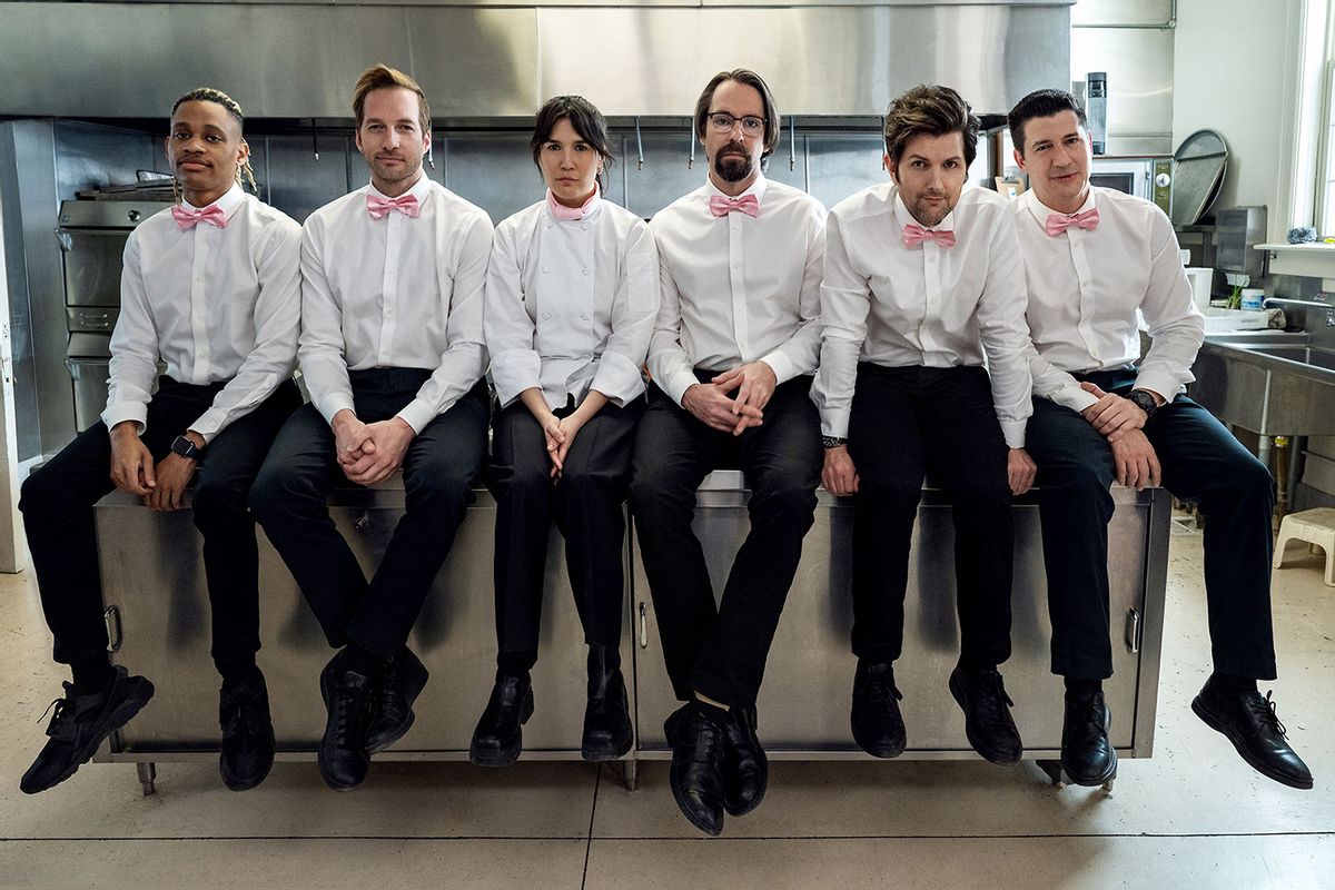 NextImg:The "Party Down" cater waiters are back, but has the now-famous cast outgrown the pink bow ties?