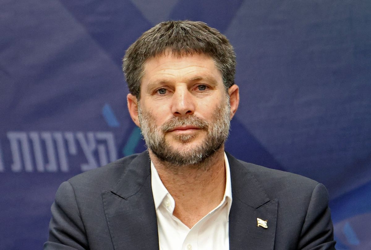 Israel's Finance Minister and leader of the Religious Zionist Party Bezalel Smotrich attends a meeting at the parliament, Knesset, in Jerusalem on March 20, 2023. (GIL COHEN-MAGEN/AFP via Getty Images)
