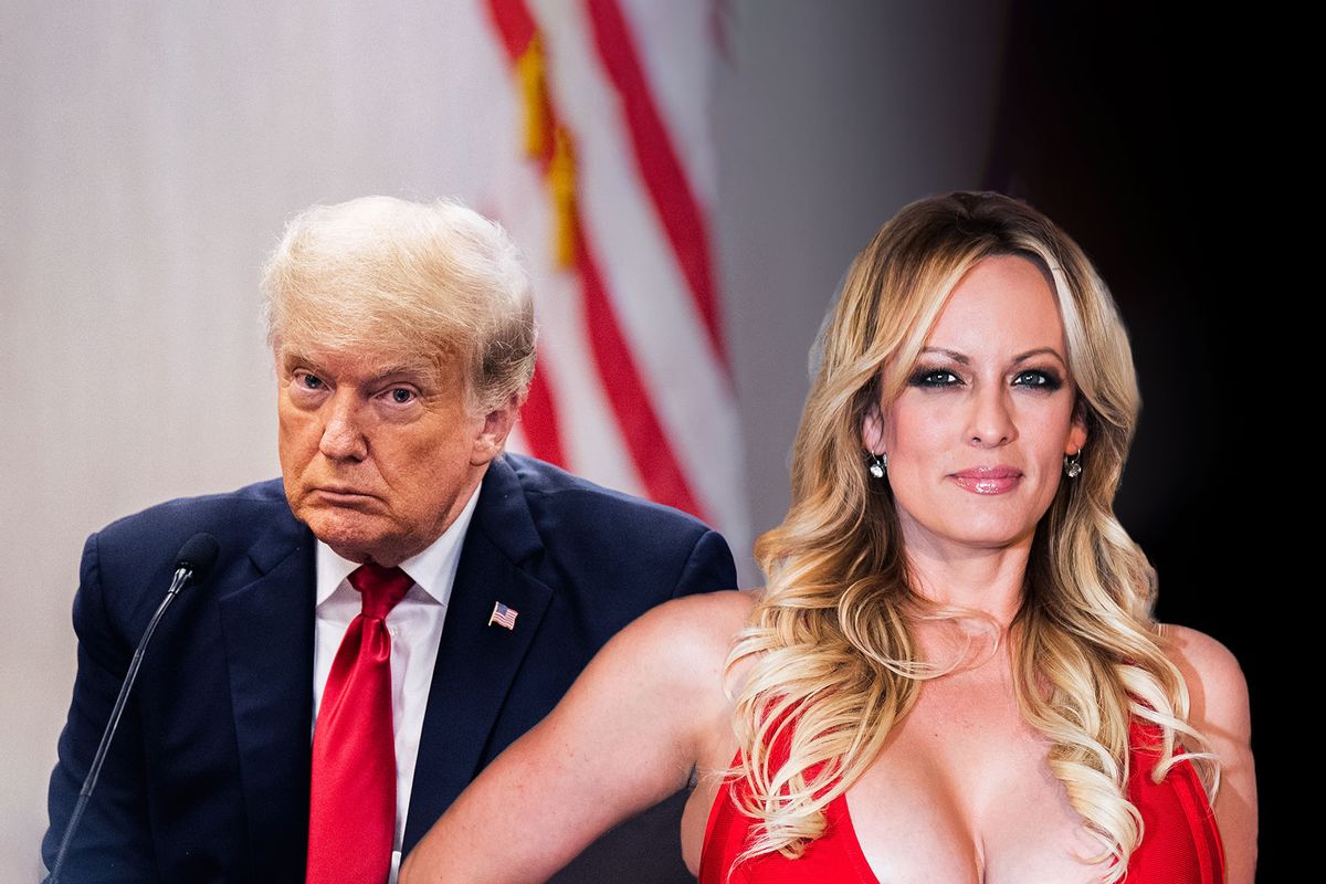 Donald Trump and Stormy Daniels (Photo illustration by Salon/Getty Images)