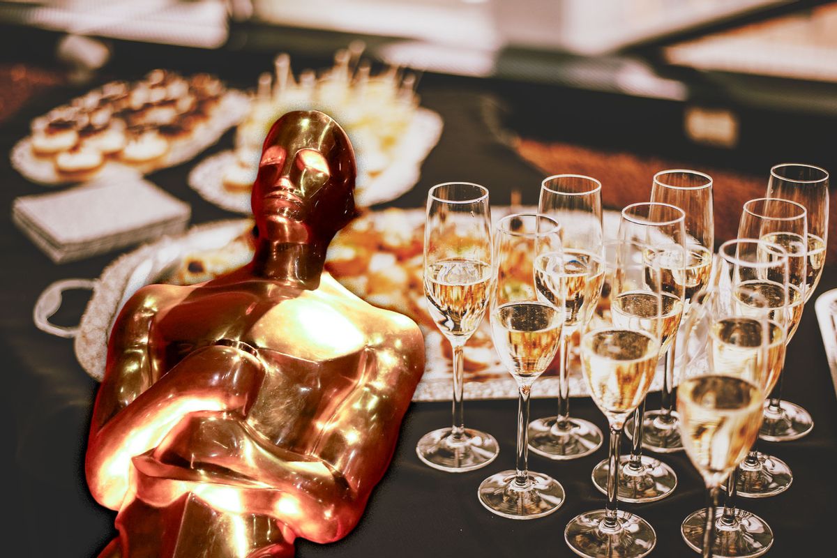 Oscar statue | Canapes and champagne (Photo illustration by Salon/Getty Images)