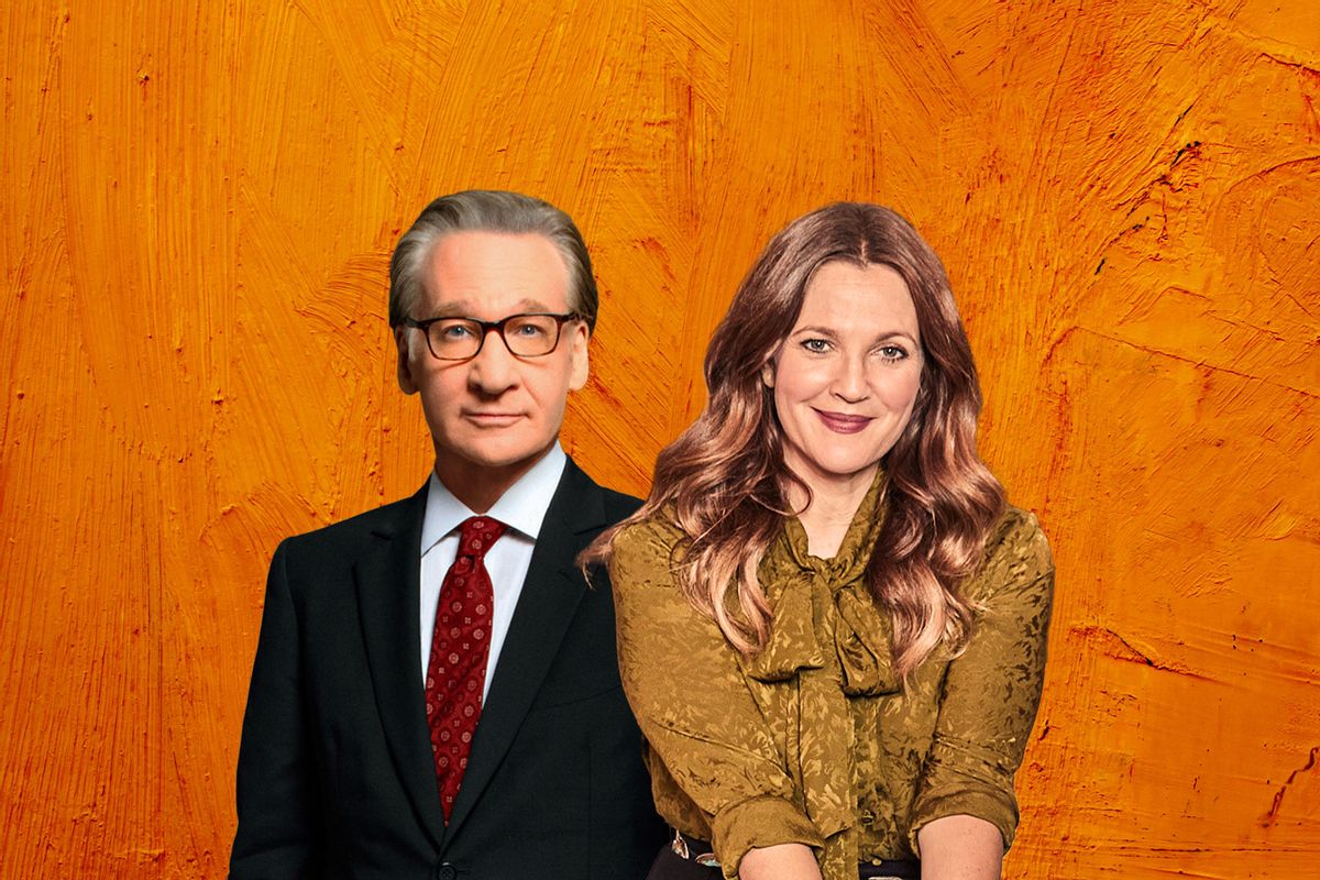 Bill Maher and Drew Barrymore (Photo illustration by Salon/CBS/HBO)