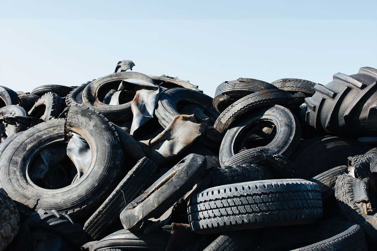 Pile of Worn Out Tires (Getty Images/Mint Images)