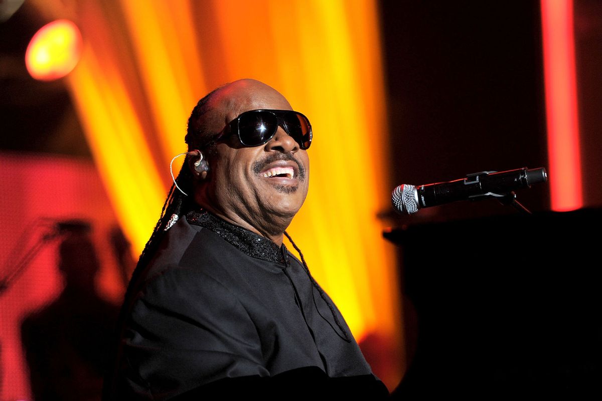 Recording Artist Stevie Wonder performs onstage at 2011 MusiCares Person of the Year Tribute to Barbra Streisand at Los Angeles Convention Center on February 11, 2011 in Los Angeles, California. (Larry Busacca/WireImage/Getty Images)