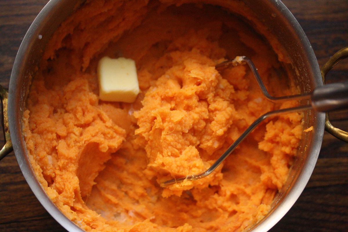 These simple mashed sweet potatoes are healthier than grandma’s