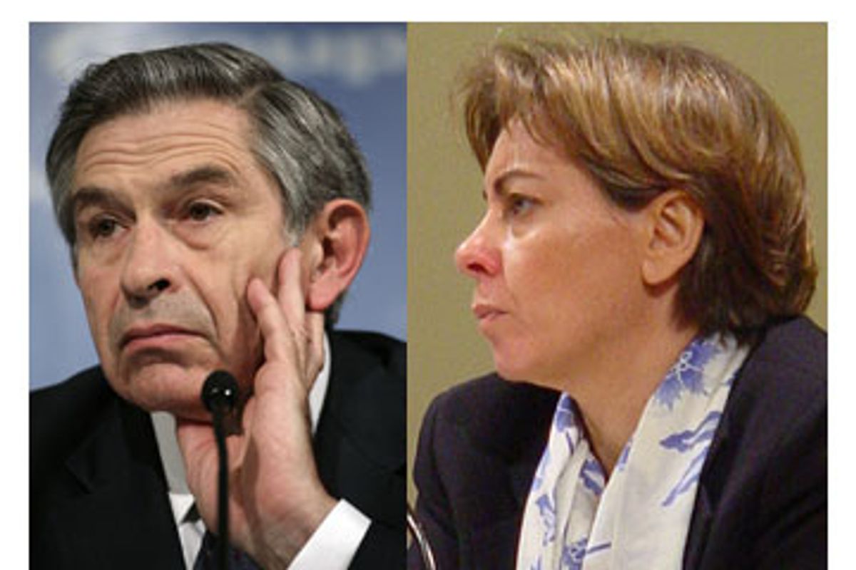 Wolfowitz's girlfriend problem