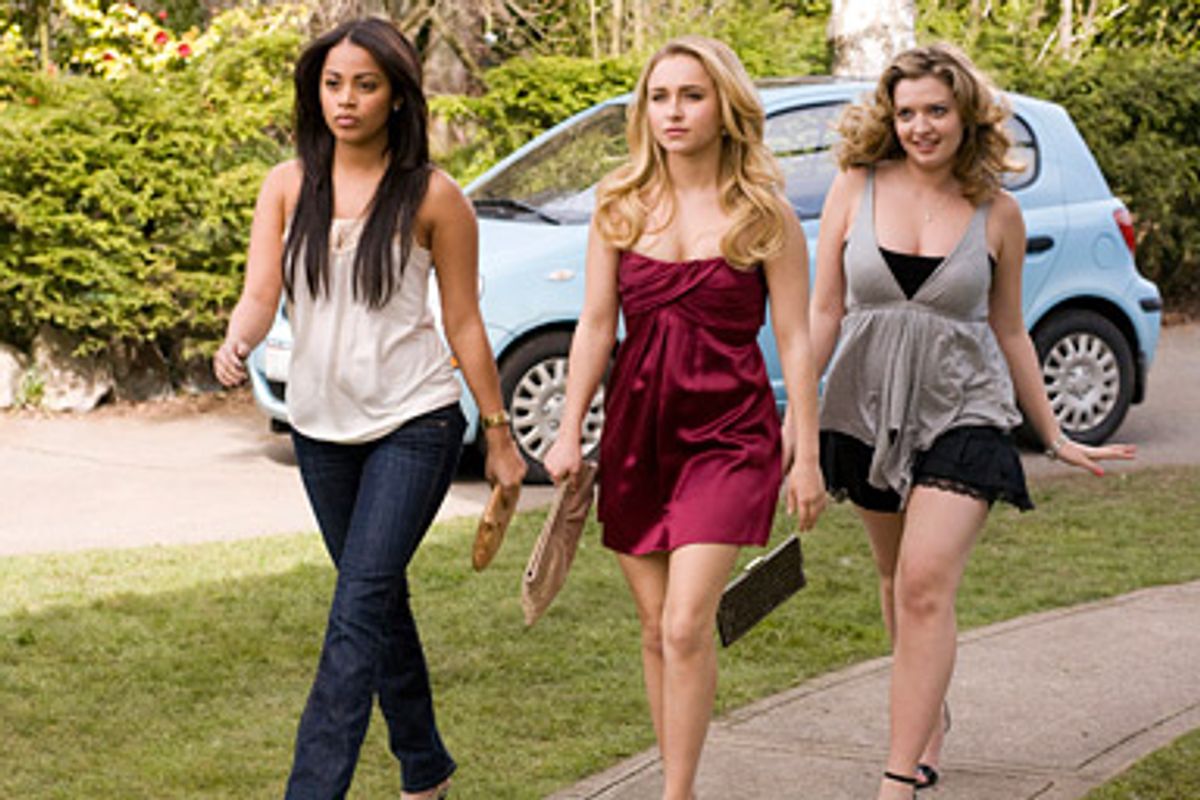From left, Lauren London, Hayden Panettiere and Lauren Storm in "I Love You, Beth Cooper."