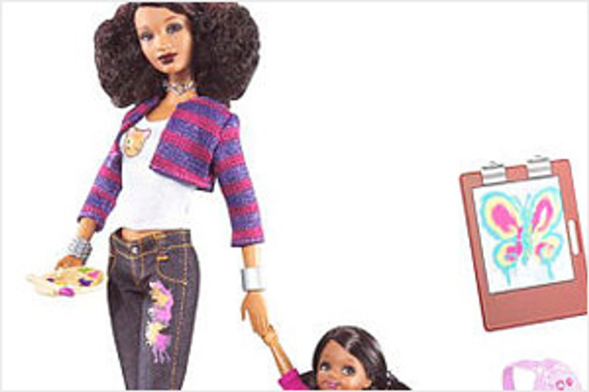 What's the matter with black Barbie?