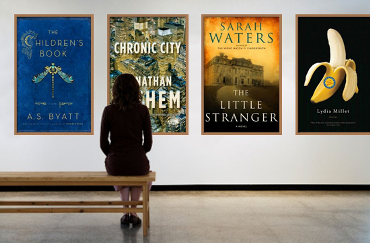One woman seating on a bench and looking at two black frames in an art gallery. Concepts: art, museum; culture, space; room; exhibition. (Claude Dagenais/two Humans)
