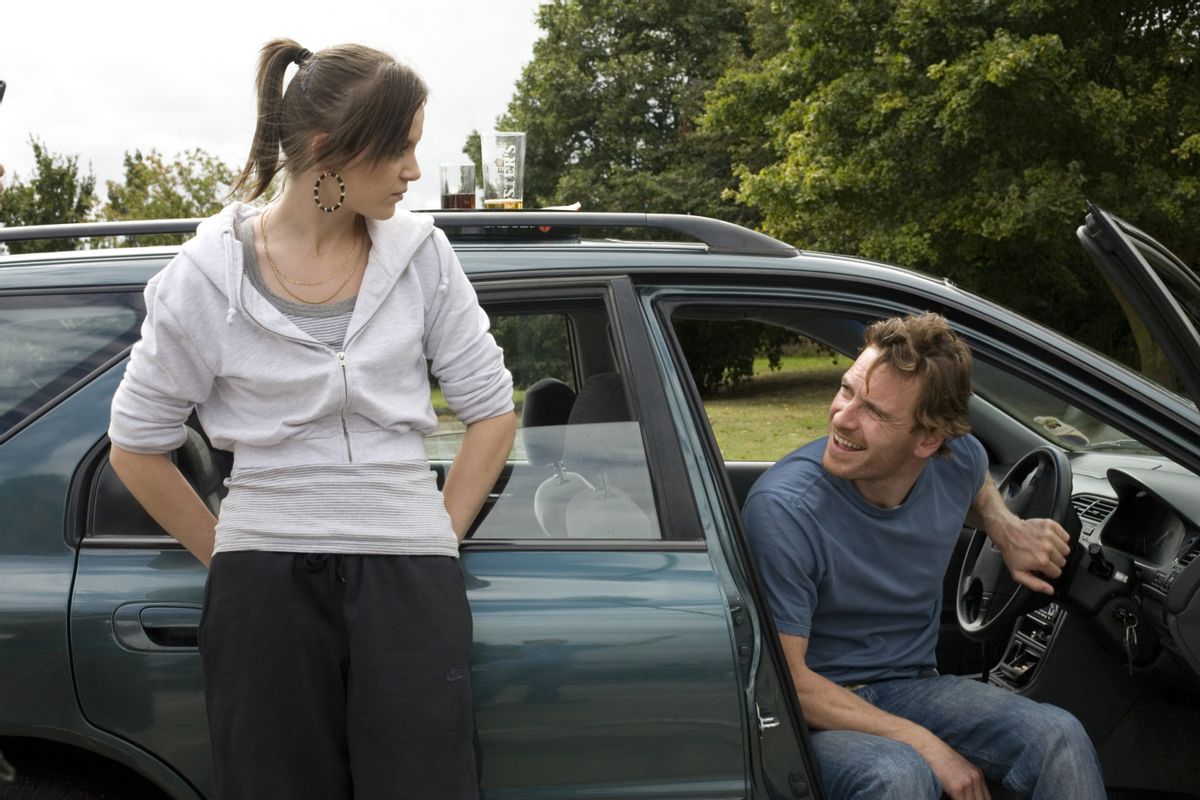 Katie Jarvis and Michael Fassbender in "Fish Tank."