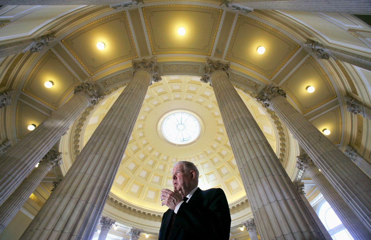 U.S. Rep. John Murtha (D-PA) is seen on Capitol Hill in Washington March 19, 2007. Murtha has been an outspoken opponent to the war in Iraq, which marked its fourth anniversary today.  REUTERS/Jim Young  (UNITED STATES) (Reuters)