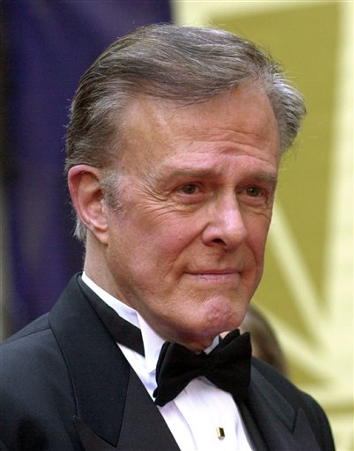 FILE - This May 5, 2002 file photo shows Robert Culp arriving at NBC's 75th anniversary celebration in New York.  Culp, the versatile actor who teamed with Bill Cosby in the groundbreaking comedy-adventure TV series "I Spy" and was Bob in the critically acclaimed sex comedy "Bob &amp; Carol &amp; Ted &amp; Alice,"  died Wednesday March 24, 2010. He was 79. (AP Photo/Ron Frehm, file) (AP)