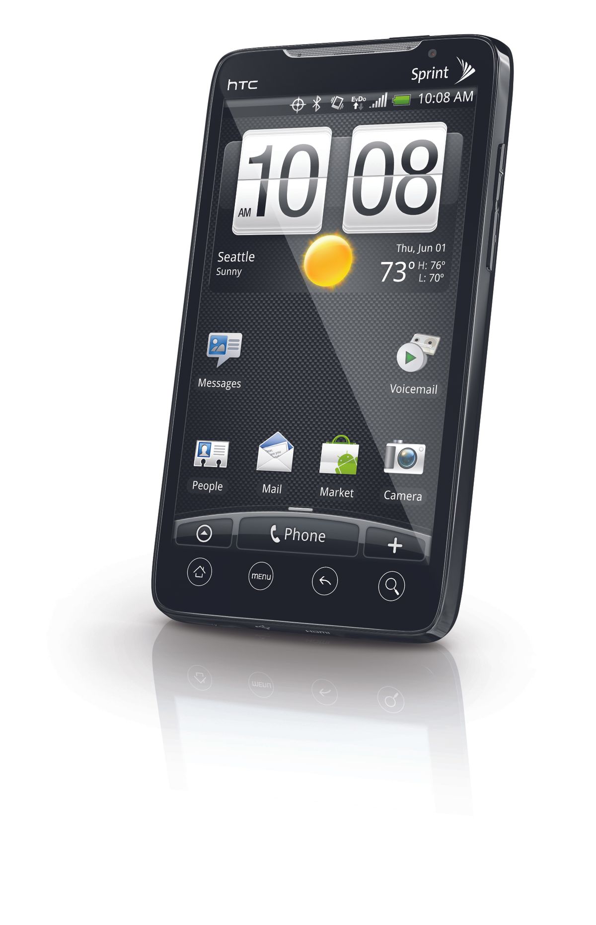 Sprint's HTC Evo G4 smartphone, unveiled Tuesday at CTIA 