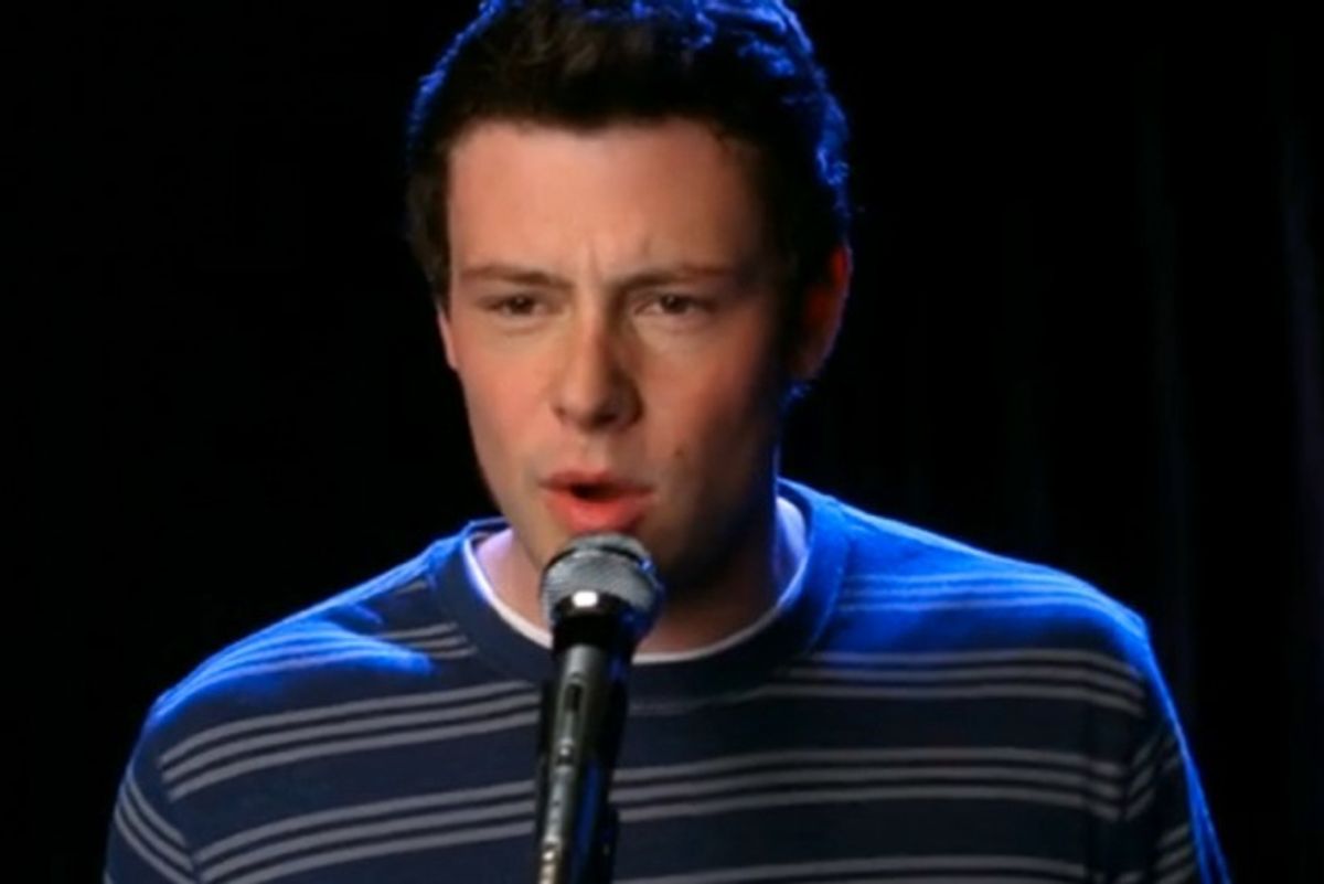 Finn mangles Jim Morrison in the premiere of "Glee."