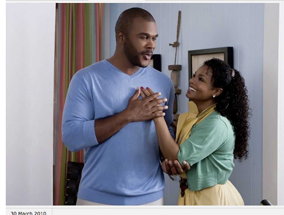 Tyler Perry and Janet Jackson