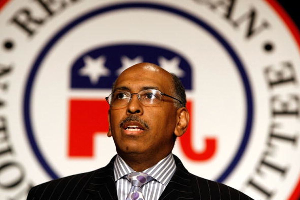Republican National Committee Chairman Michael Steele in May 2009.
