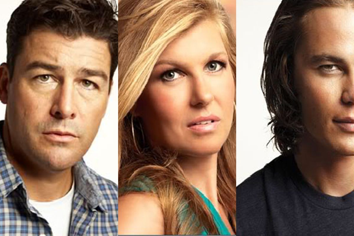 Kyle Chandler, Connie Britton and Taylor Kitsch from "Friday Night Lights."