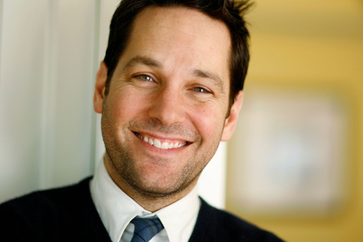 Cast member Paul Rudd, from the movie "I Love You, Man," poses for a portrait in Santa Monica, California March 15, 2009. REUTERS/Mario Anzuoni   (UNITED STATES ENTERTAINMENT HEADSHOT) (Â© Mario Anzuoni / Reuters)