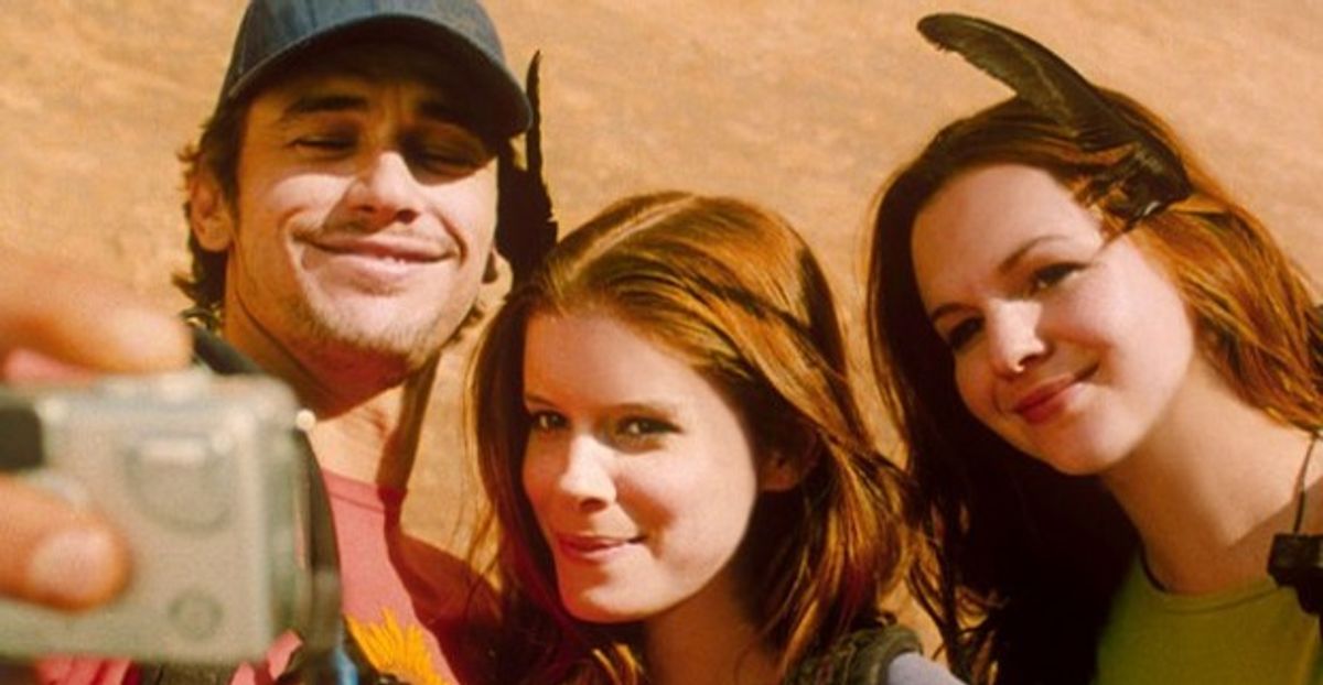 James Franco, Kate Mara and Amber Tamblyn in "127 Hours"  