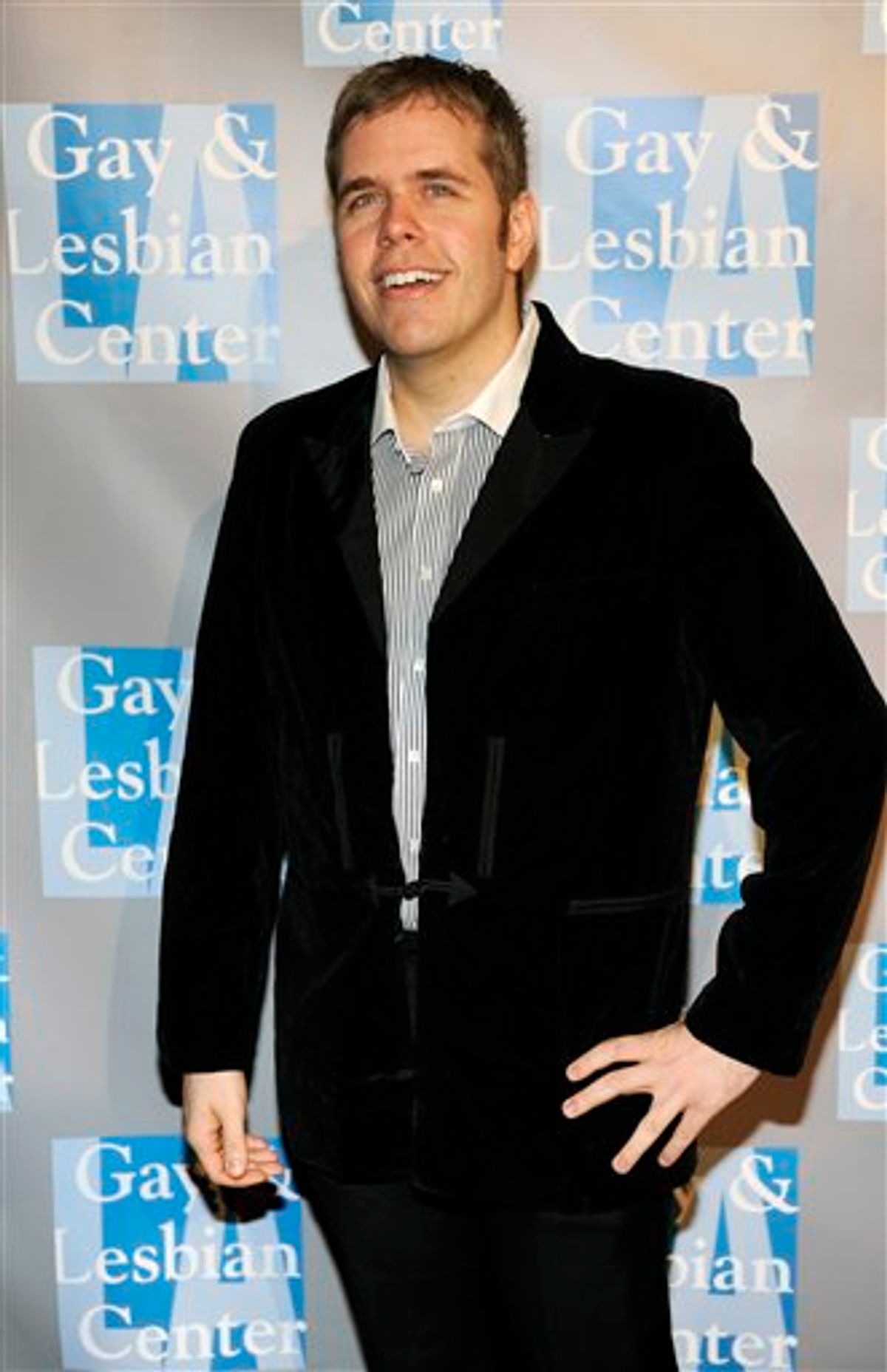 FILE - In this April 24, 2009 file photo, Perez Hilton arrives at the Los Angeles Gay and Lesbian Center's "An Evening with Women: Celebrating Art, Music and Equality," in Beverly Hills, Calif. (AP Photo/Chris Pizzello, file) (AP)