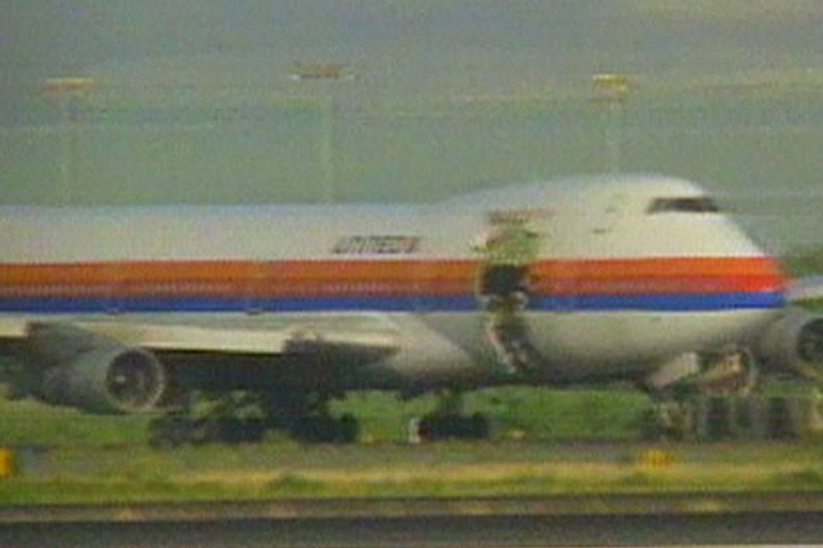 United Airlines Flight 811 after a mid-flight cargo door failure on February 24, 1989.