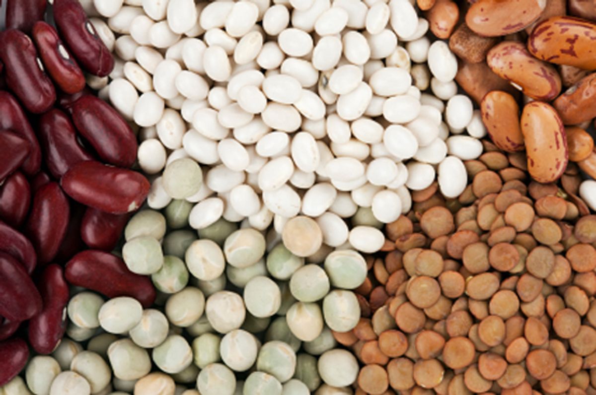 food background of dried legumes (Oliver Hoffmann)