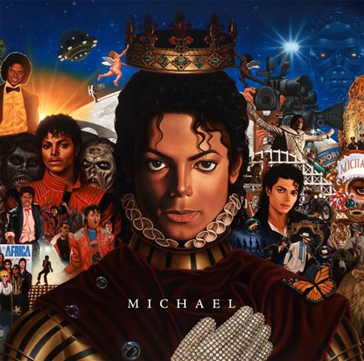 In this CD cover image released by Epic Records, newly completed recordings from Michael Jackson entitled "Michael," is shown. The CD will be released on Dec.14. (AP Photo/Epic Records)  (AP)