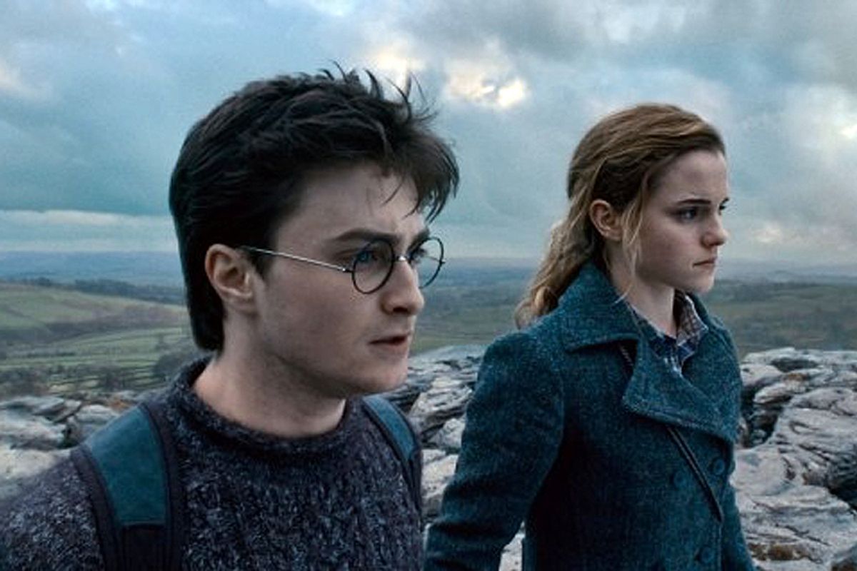 Daniel Radcliffe and Emma Watson in "Harry Potter and the Deathly Hallows: Part 1"  
