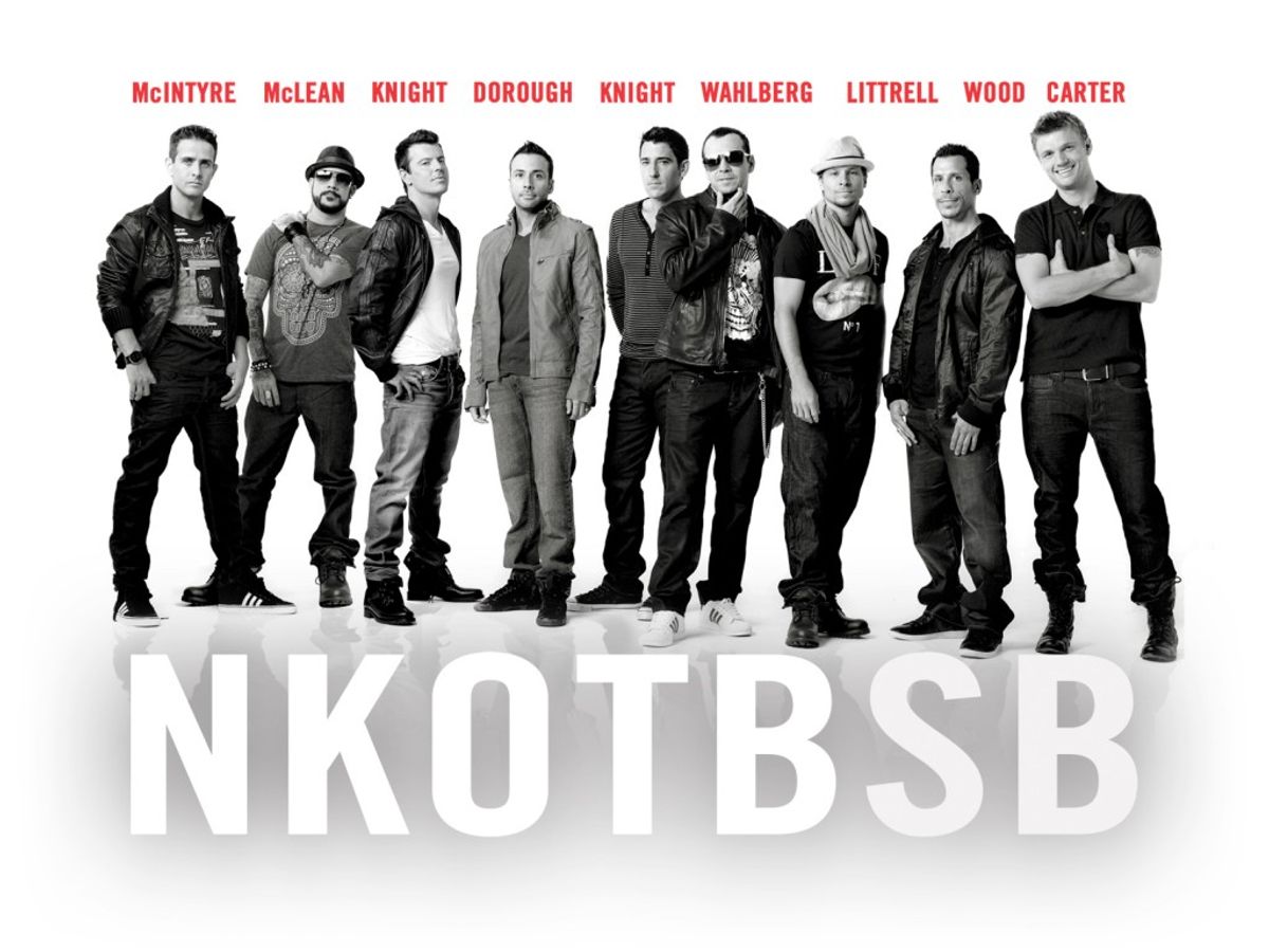 New Kids on the Block and the Backstreet Boys