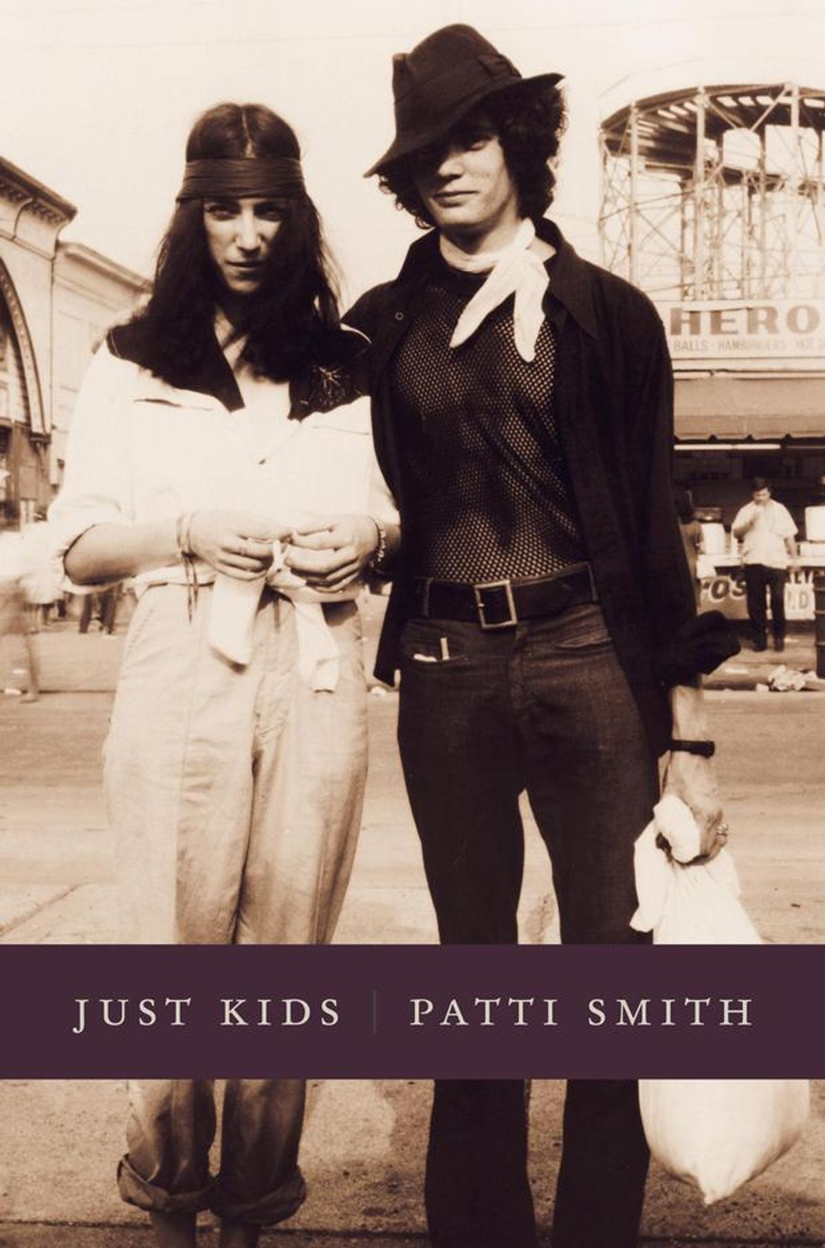 Patti Smith and Robert Mapplethorpe on the cover of her National Book Award-winning "Just Kids"