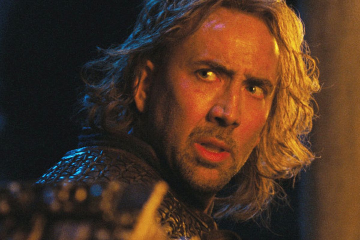 Nicolas Cage in "Season of the Witch"