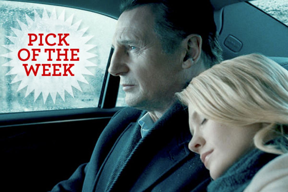 Liam Neeson and January Jones in "Unknown." 