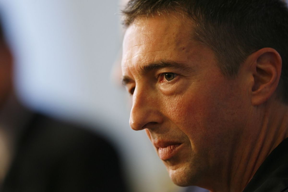 Political Commentator Ron Reagan, Jr.  speaks during CNN's Media Conference For The Election of the President 2008 at the Time Warner Center on October 14, 2008 in New York City. 16950_6376.JPG   (Joe Kohen)