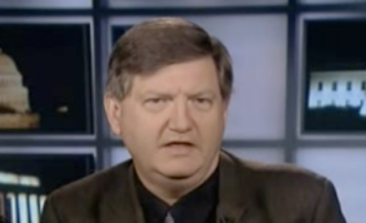 James Risen appears on "Countdown with Keith Olberman" on MSNBC in 2009.