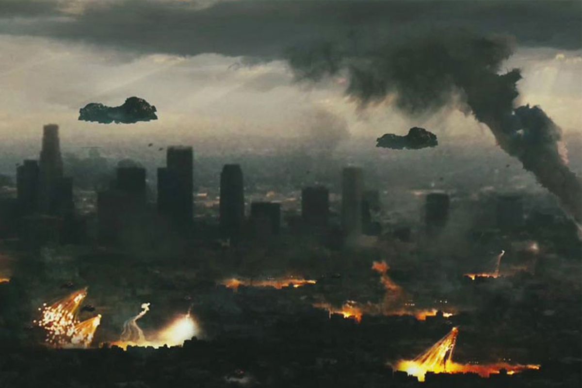 A still from "Battle: Los Angeles"