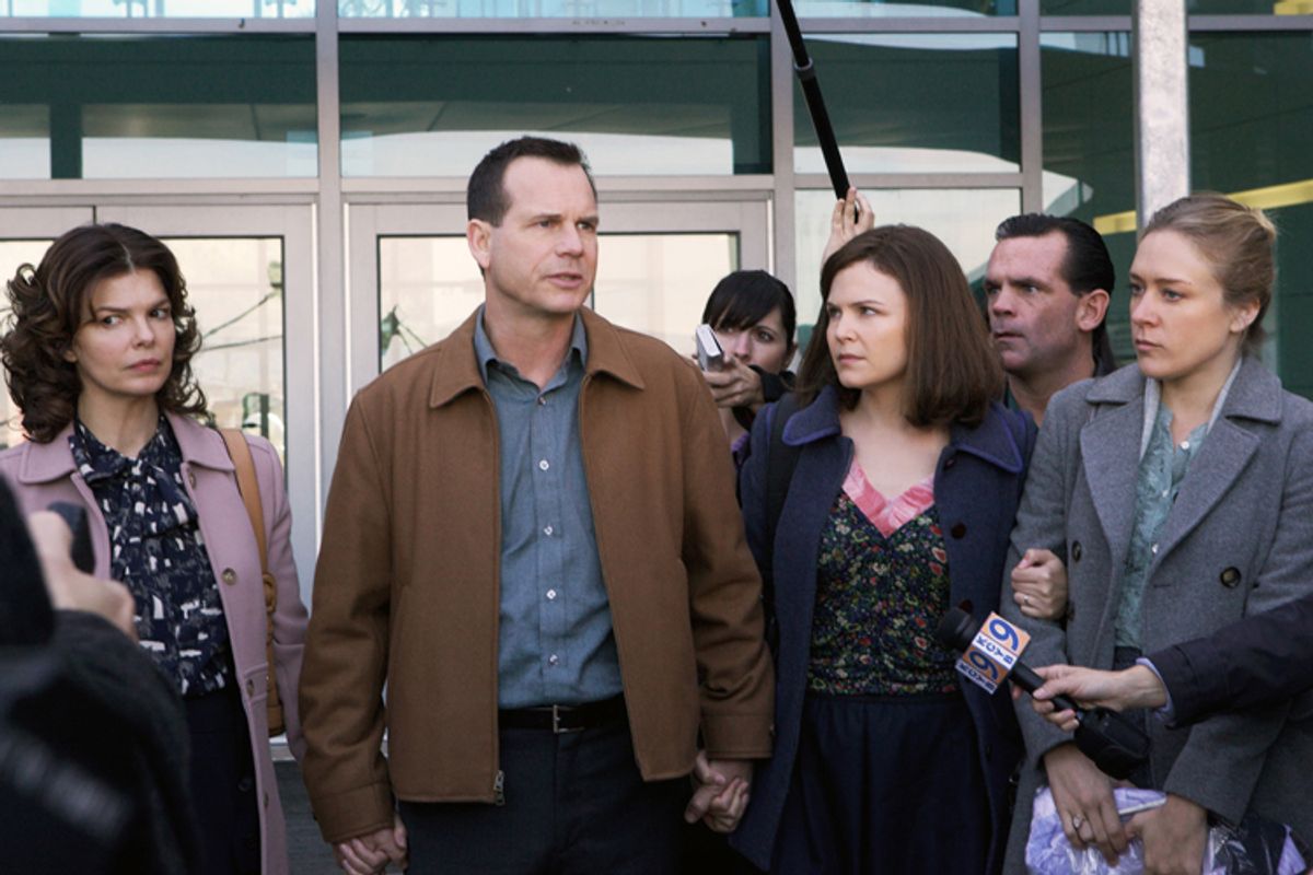 Last hurrah for the Henricksons: Jeanne Tripplehorn, Bill Paxton, Ginnifer Goodwin and Chloe Sevigny in the "Big Love" series finale.