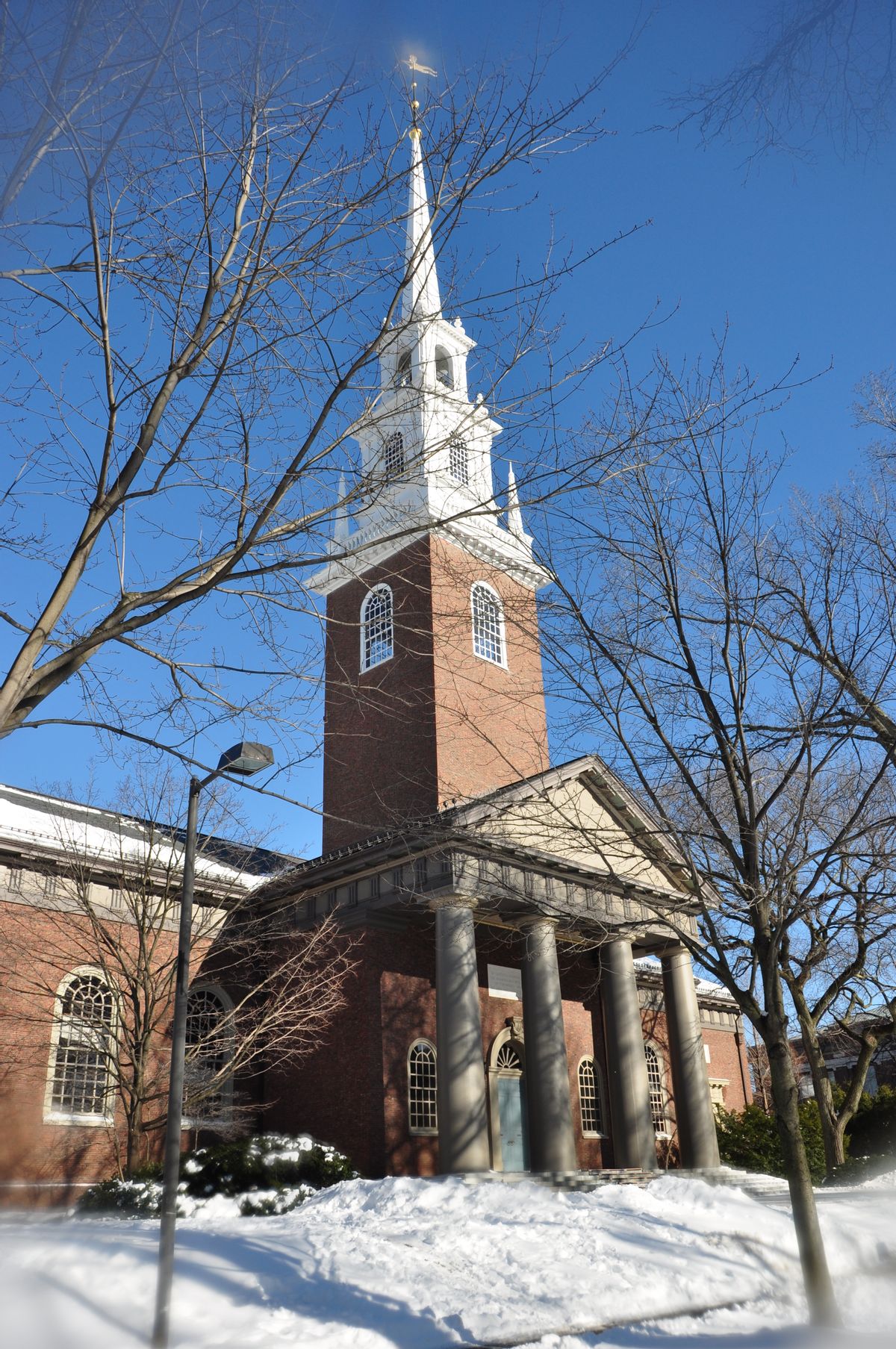 Memorial Church in Harvard Yard  