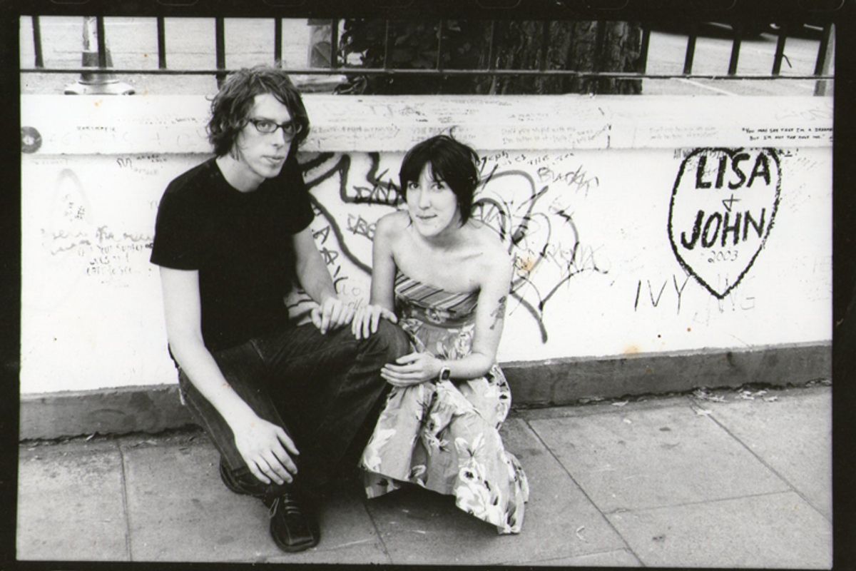 The author with her ex-husband, Patrick Carney of the Black Keys.