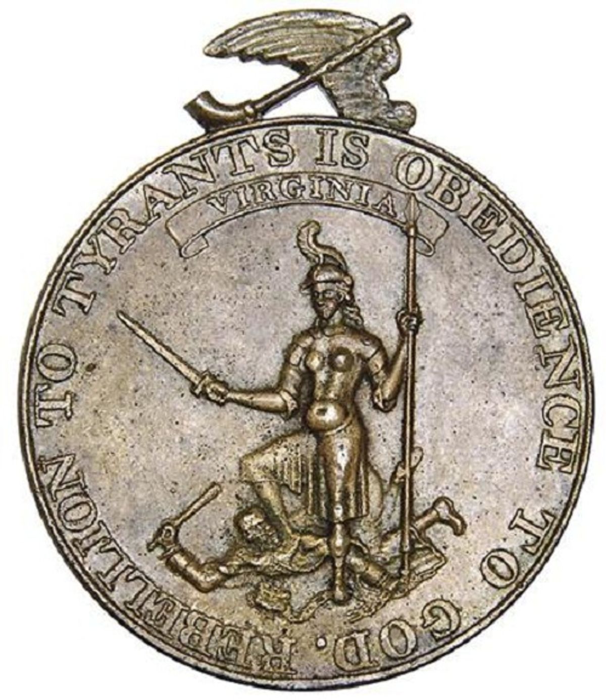 The orginal seal of the state of Virginia