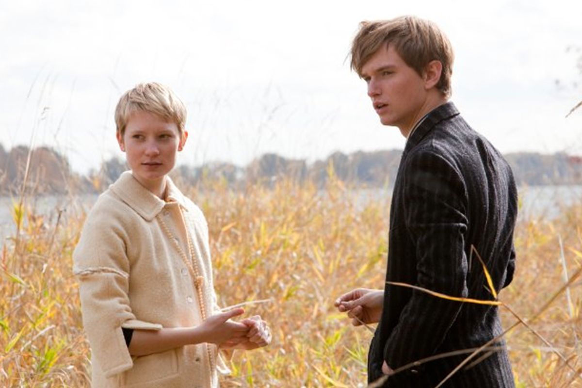 Mia Wasikowska and Henry Hopper in "Restless"