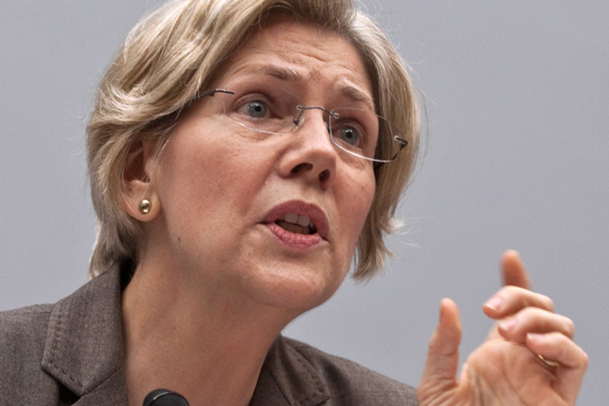 Consumer Financial Protection Bureau head Elizabeth Warren