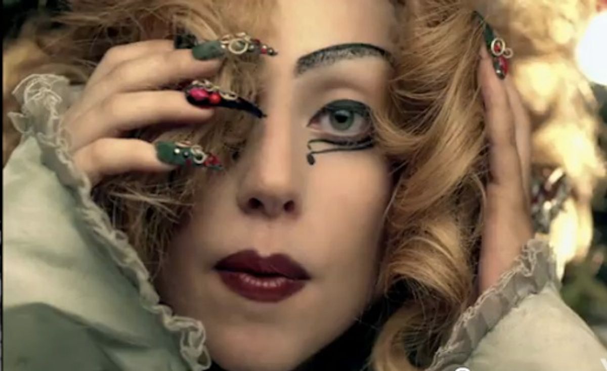 Lady Gaga in "Judas."