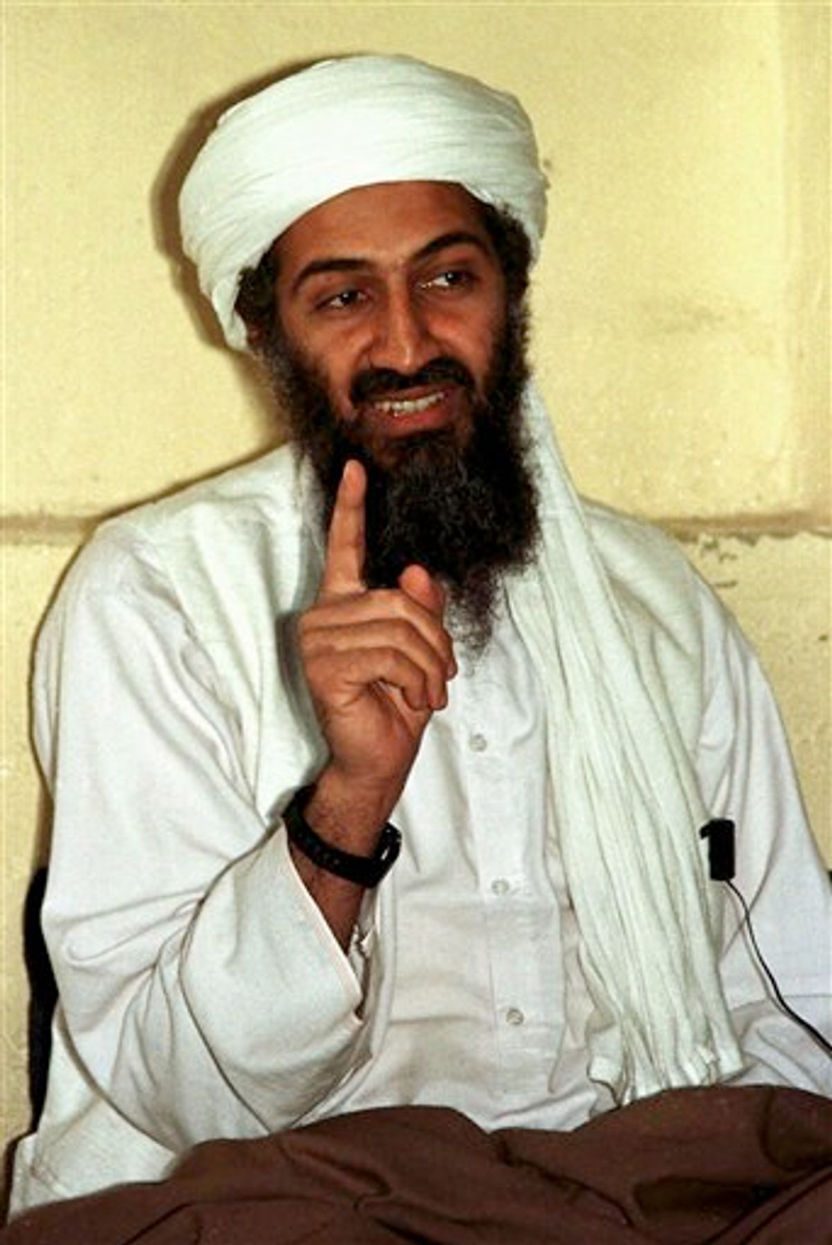 FILE - In this 1998 file photo, al Qaida leader Osama bin Laden is shown in Afghanistan. A person familiar with developments said Sunday, May 1, 2011 that bin Laden is dead and the U.S. has the body. (AP File Photo) (AP)