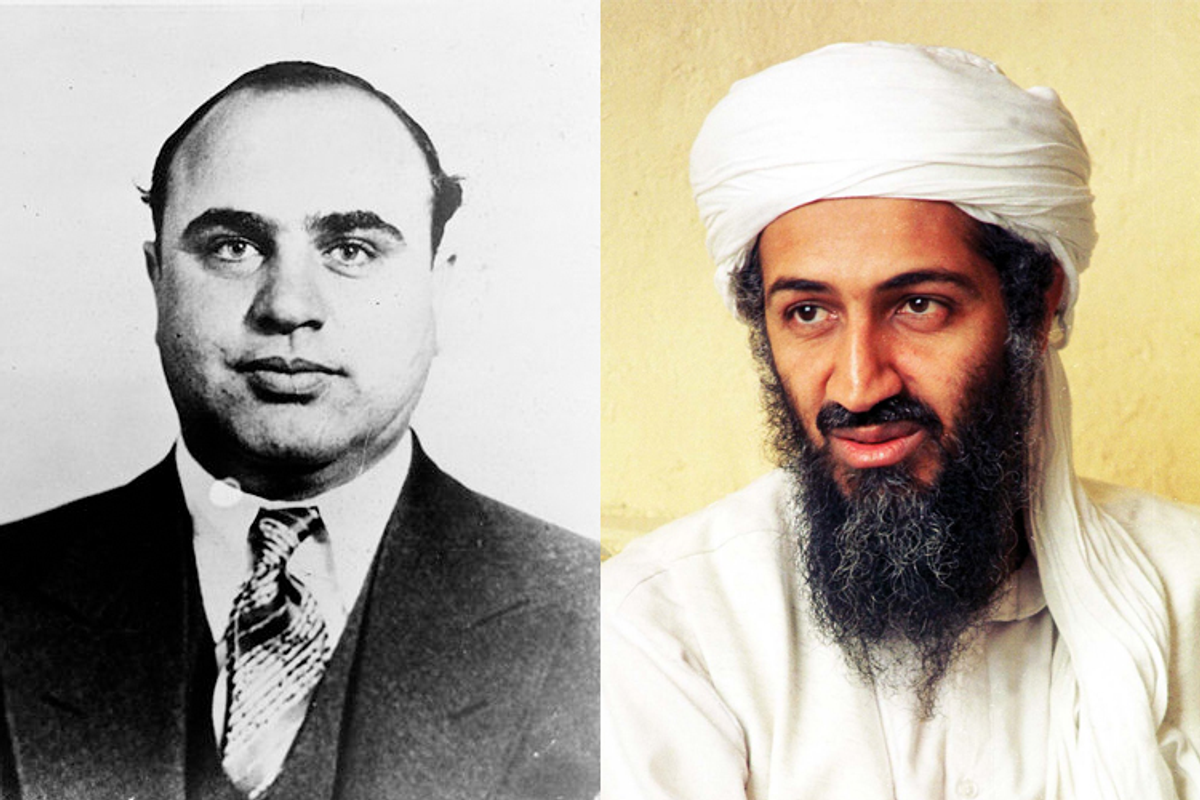 Al Capone and Osama bin Laden