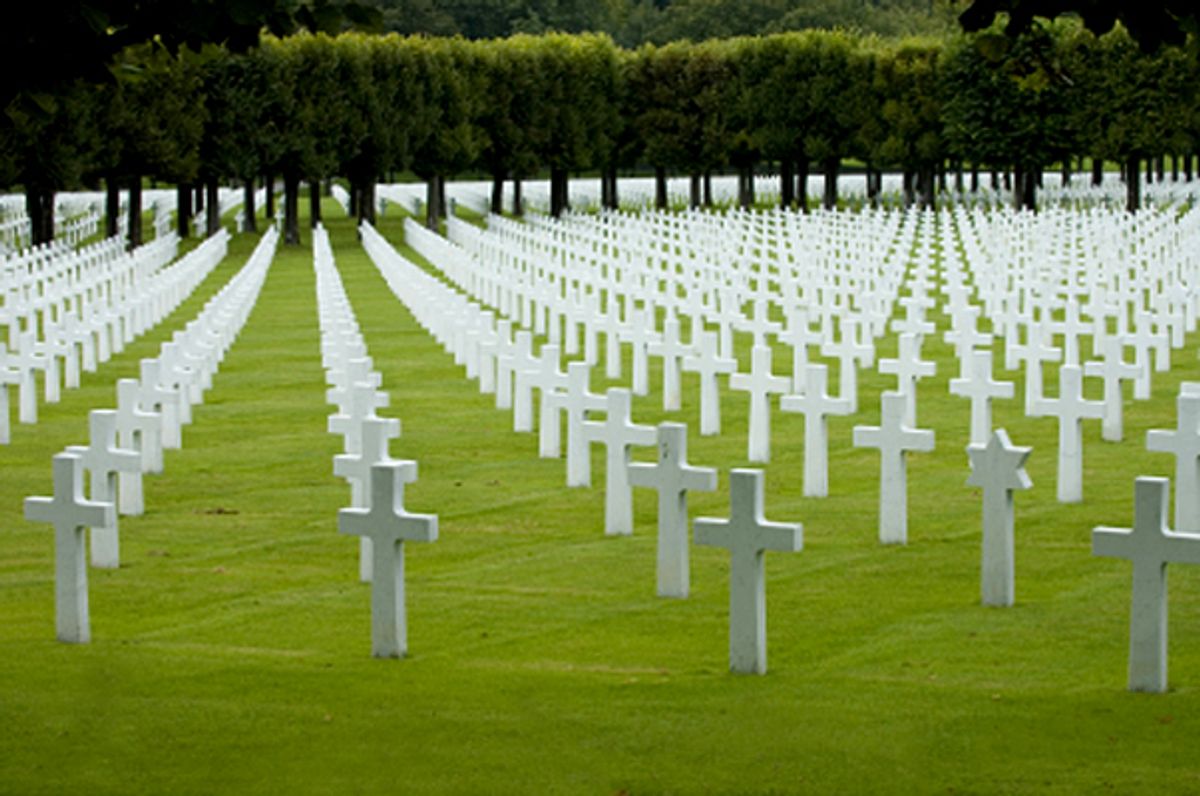 American WW1 cemetery near Verdun, France.
