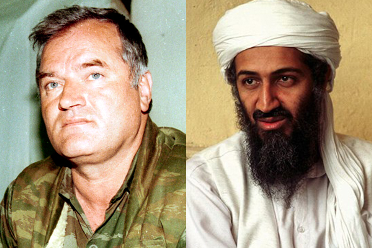 Ratko Mladic and Osama bin Laden