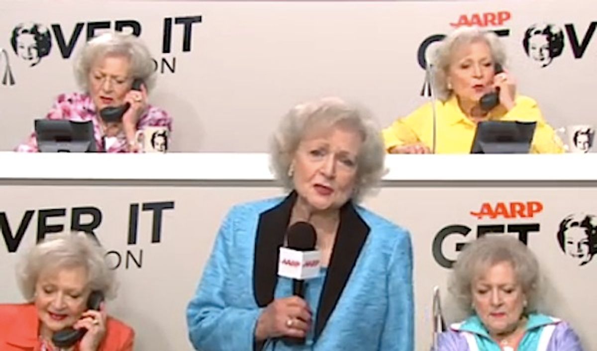 Betty White for the AARP
