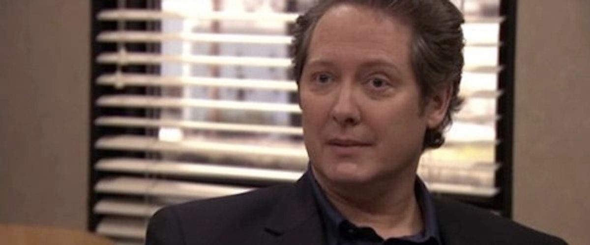 James Spader is intense on "The Office."