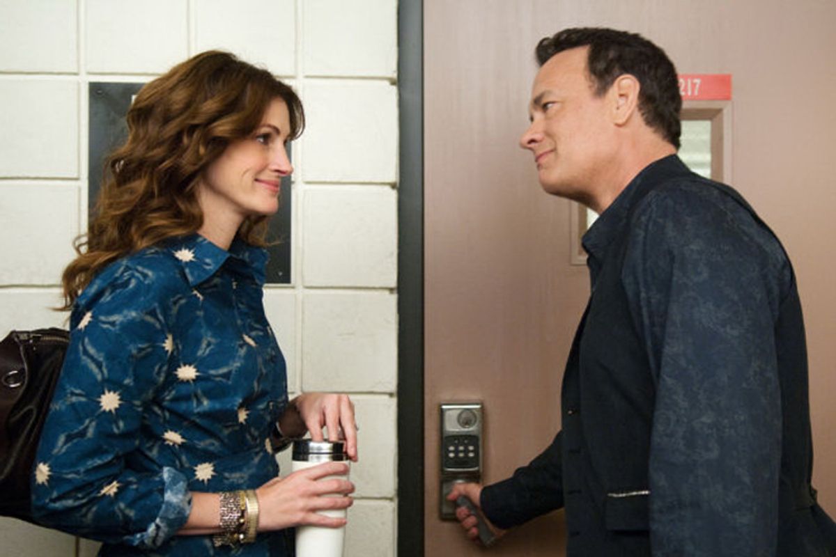 Julia Roberts and Tom Hanks in "Larry Crowne"  