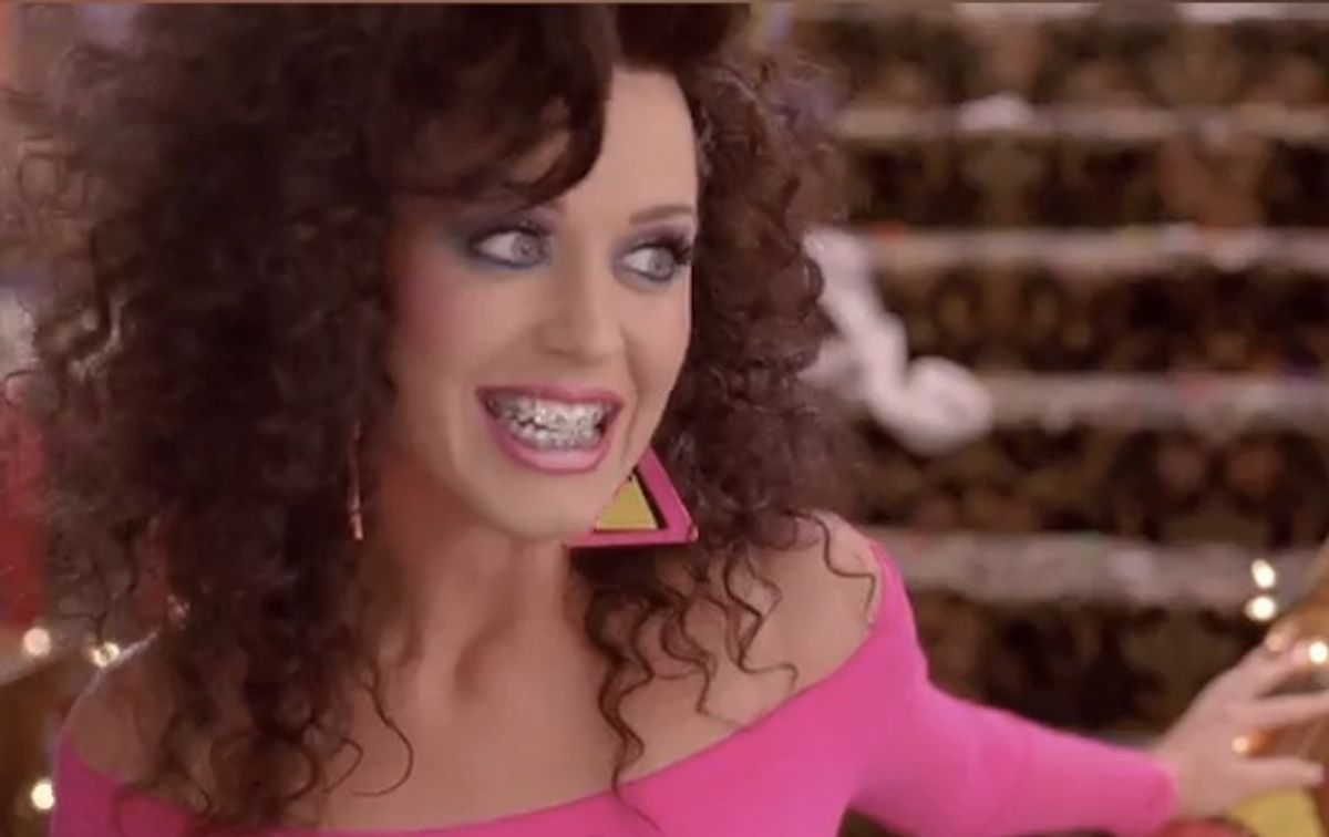 Katy Perry's alter ego parties in "Last Friday Night."