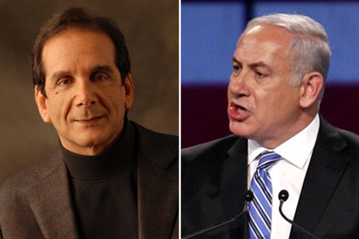Charles Krauthammer and Benjamin Netanyahu